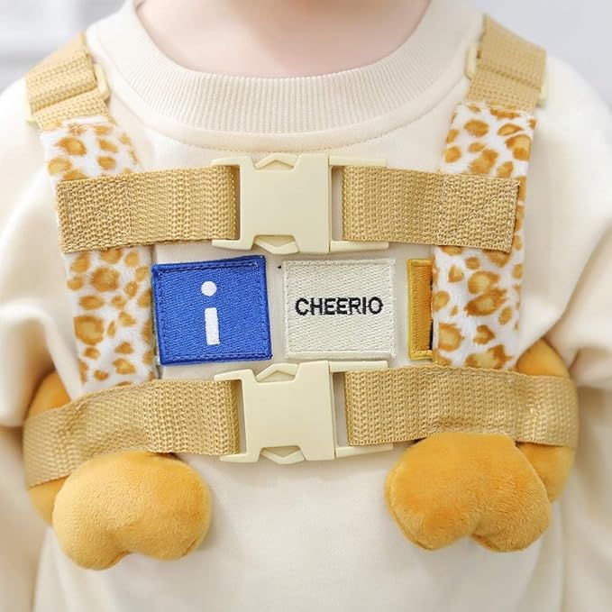2 in 1 Monkey Toddler Safety Harness Backpack Children's Walking Leash Strap (giraffe)