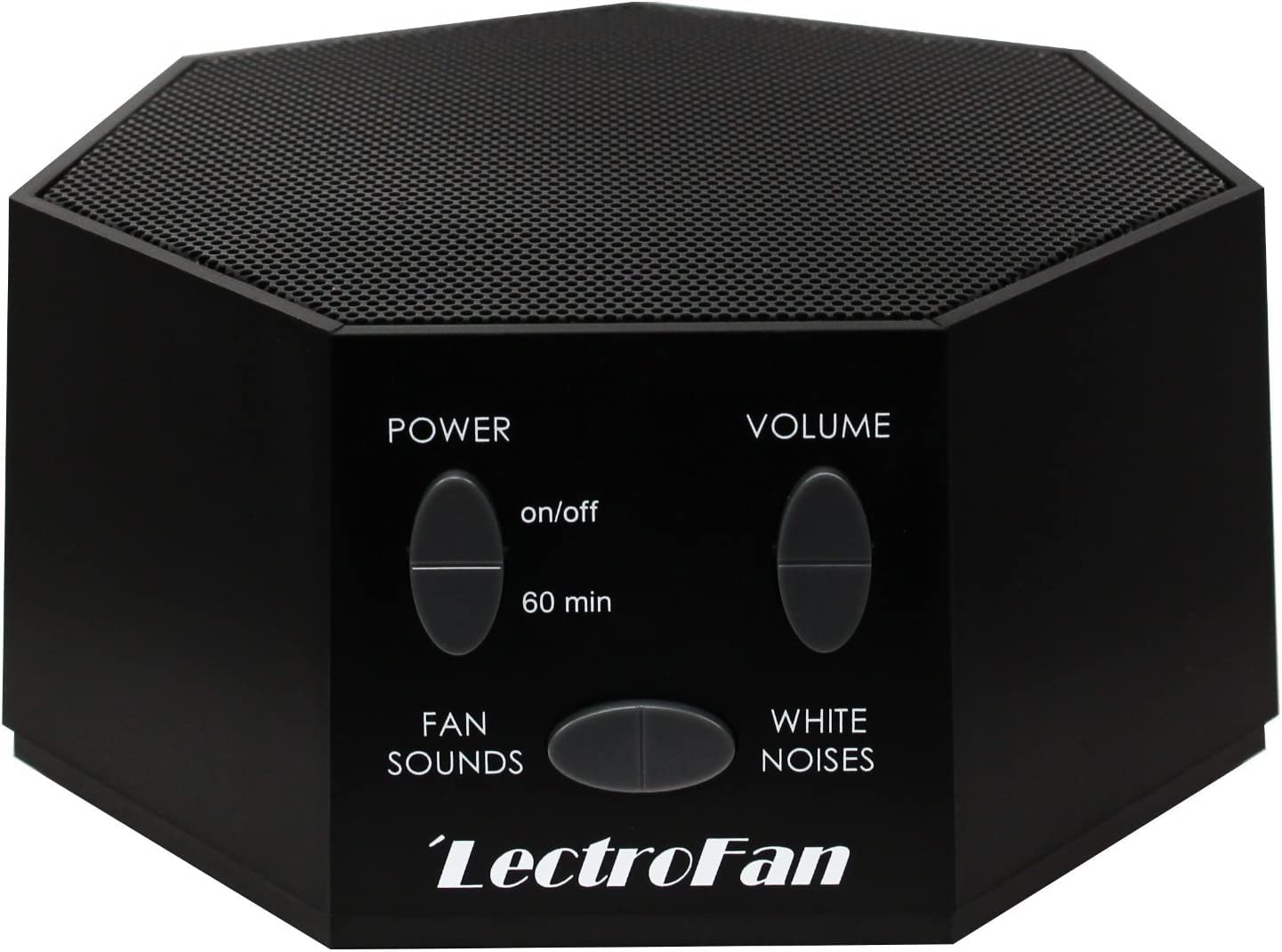 Adaptive Sound Technologies LectroFan Classic - Soothing Sound Machine for Sleep - Built-in Sleep Timer - Compact Design - Non-Looping Sounds - Speech Privacy - Black