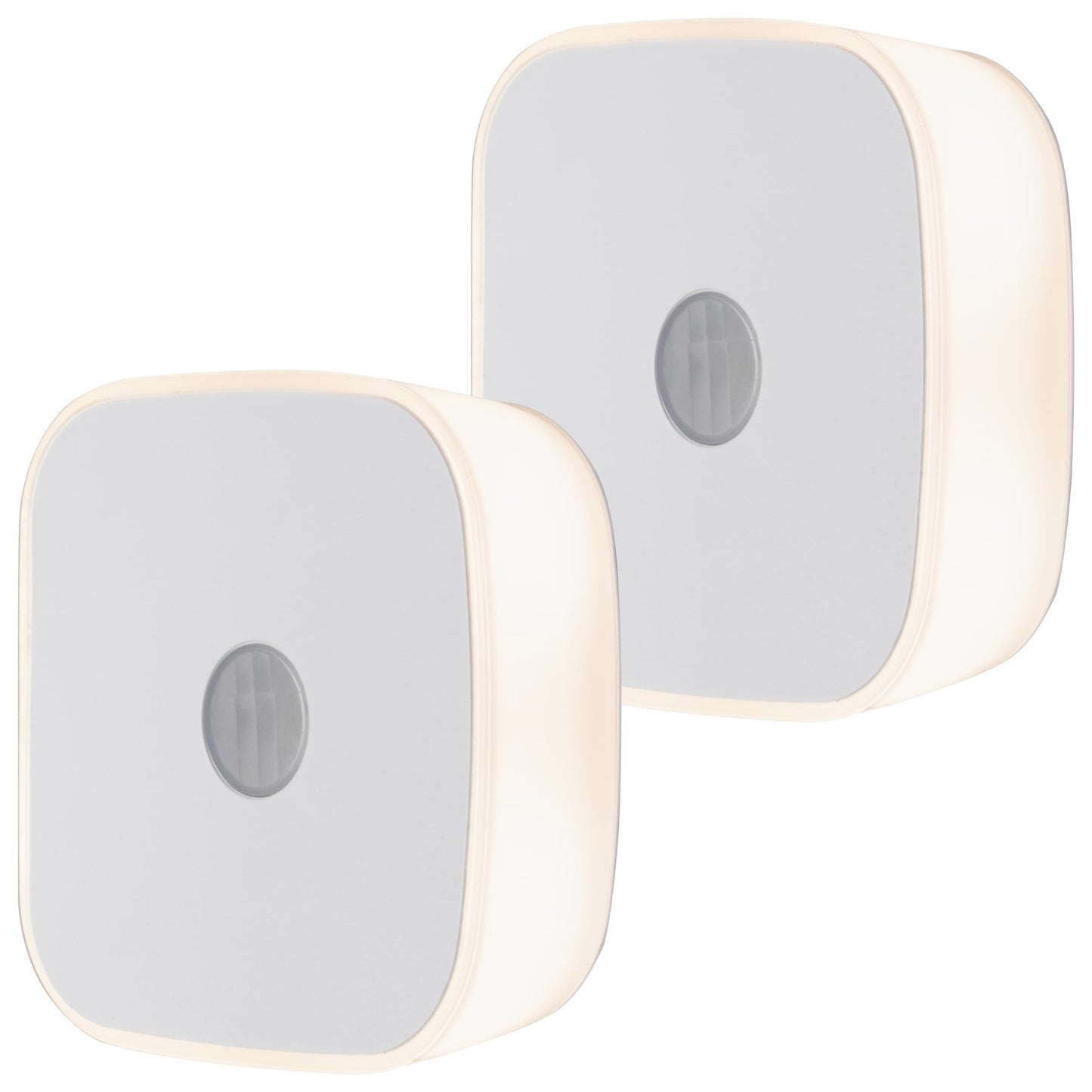 Energizer LED Motion Sensor Night Lights Plug Into Wall Dusk to Dawn Sensor Home Decor Apartment Essentials Ambient Lighting Nightlight 85617 2 Pack