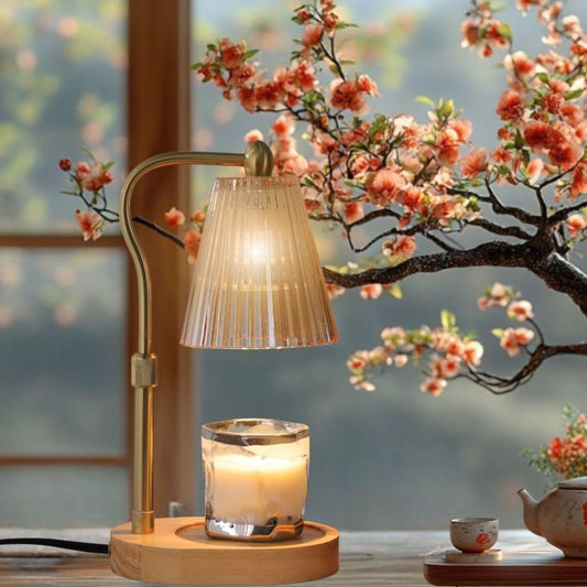 Kmok Candle Warmer Lamp with Timer Dimmable, Birthday Gifts for Women Mom, House Warming Gifts New Home Decor, Wax Melt Warmer for Jar Candles with 2 Bulbs