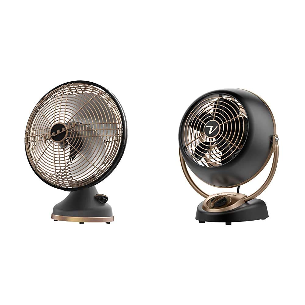 Vornado Silver Swan Alchemy and VFAN Petite Alchemy Vintage Fans, Gunmetal