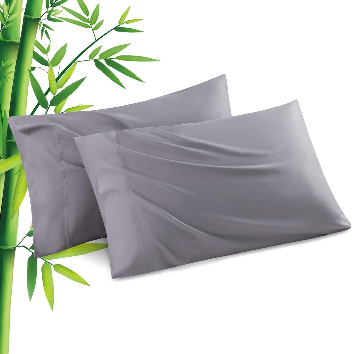 JamRest Twin XL Size Waterproof Mattress Pad & Cooling Pillowcases Queen Size