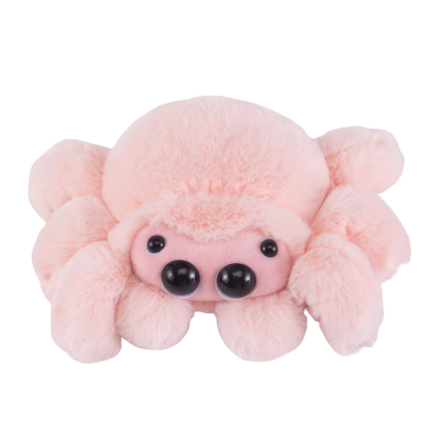 Jorkei Cute Spider Plush Toy - Soft Halloween Stuffed Animal, Valentine's Gift, Birthday Present for Kids & Adults (Pink)