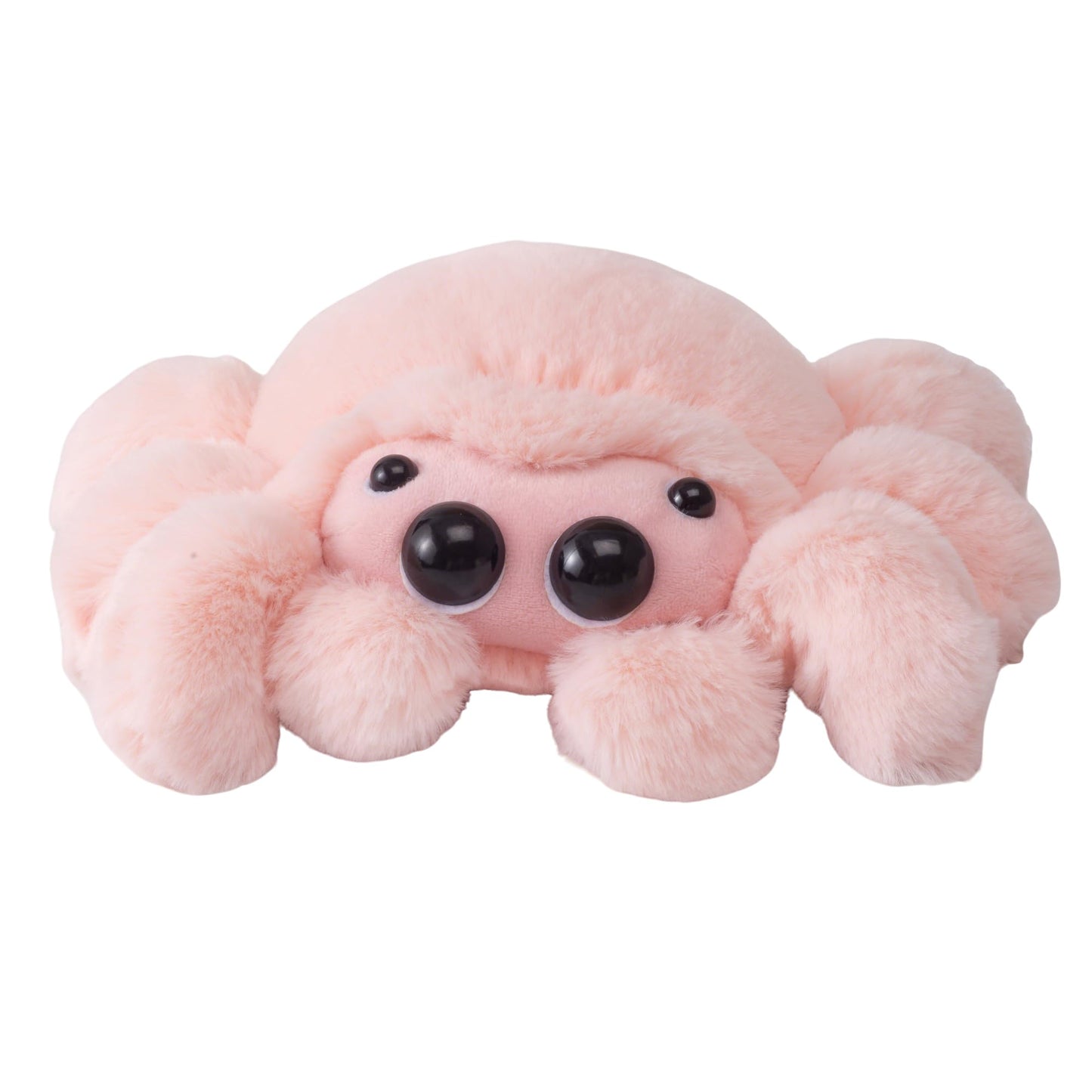 Jorkei Cute Spider Plush Toy - Soft Halloween Stuffed Animal, Valentine's Gift, Birthday Present for Kids & Adults (Pink)