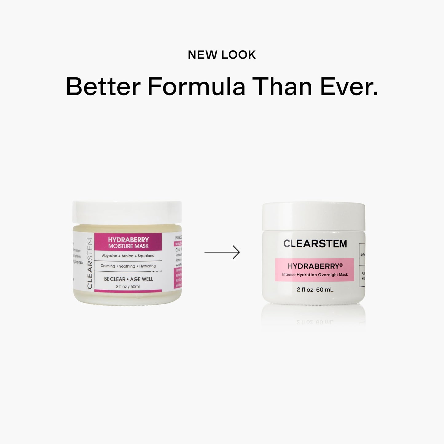 CLEARSTEM HYDRABERRY Hydrating Face Mask for Women - Night Mask for Sleeping for Women with Ceramides, Arnica & Magnesium PCA - Overnight Mask for Evening Hydration to Nourish & Protect Skin Barrier