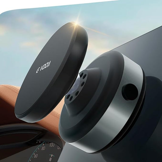 for Suction Phone Mount, 360° Electric Vacuum Magnetic Phone Holder,Only on Car/Gym/Mirror/Smooth Surface/Vlogging Travel,Content Creator Phone Holder Compatible with All Smartphones （Silver）