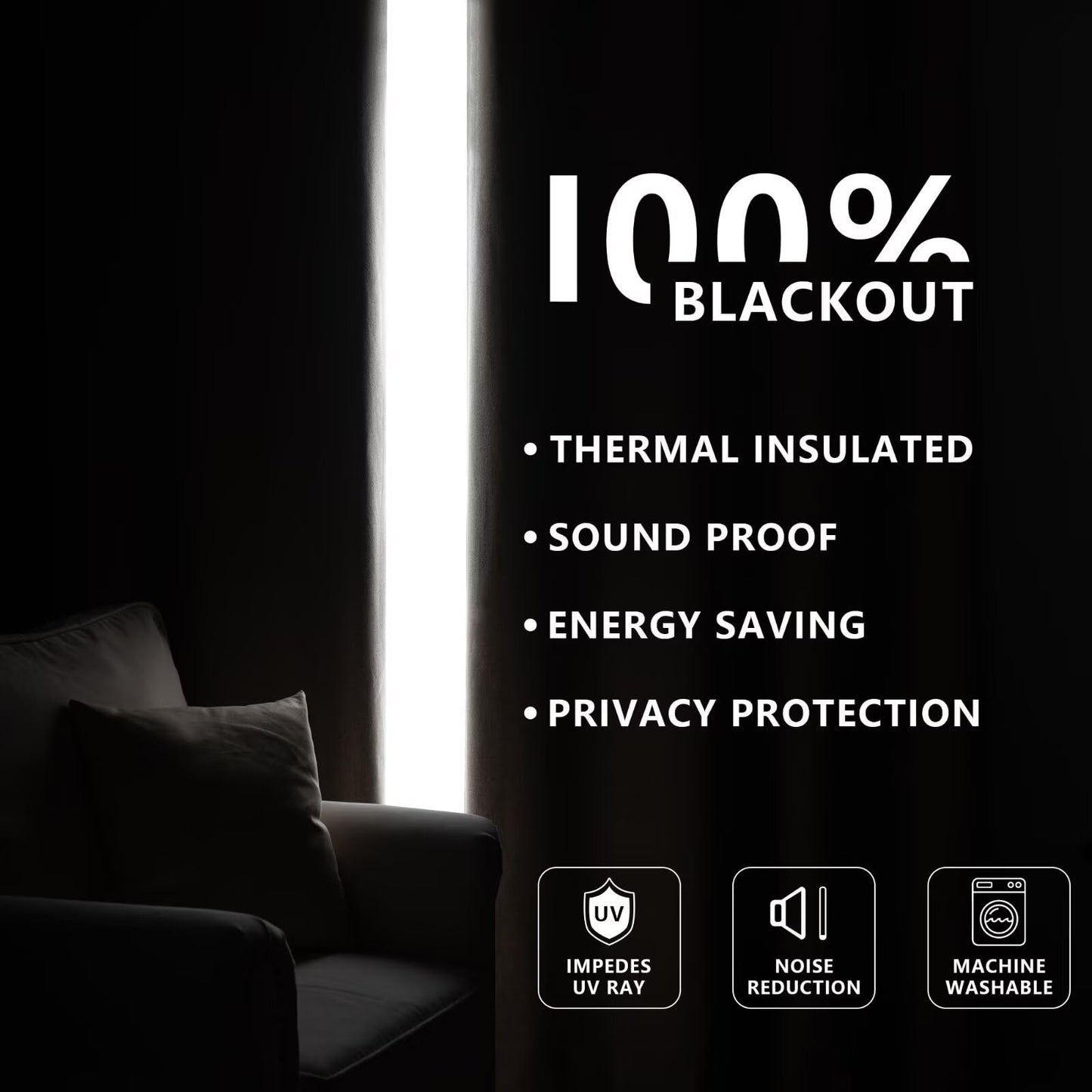 FancyRoof 100% Blackout Curtains 84 Inch Length 2 Panels Set, Black Out Curtains for Living Room, Light Grey Thermal Insulated Grommet Drapes Bedroom Luxury Decor Privacy(52W × 84L inch, Light Grey)