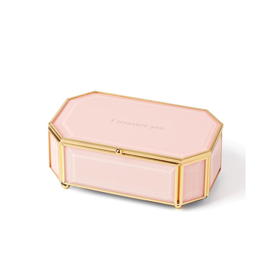 kate spade new york I Treasure You Pink Jewelry Box