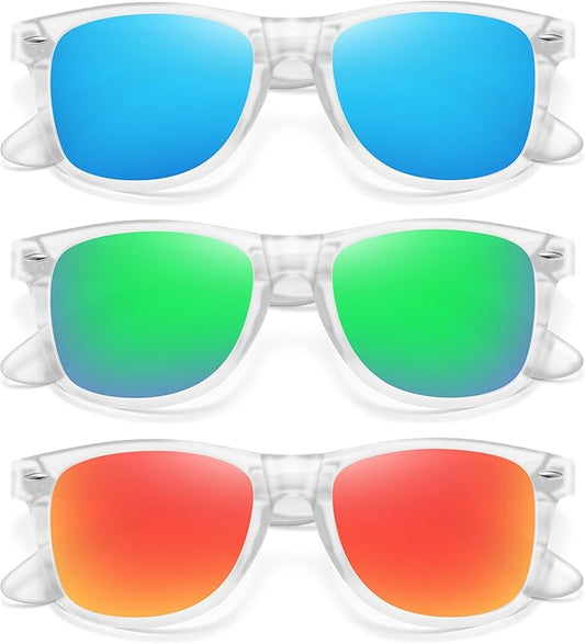 MEETSUN Polarized Sunglasses for Women Men Classic Retro Trendy Driving Sun Glasses UV400 Protection (3 Pack)