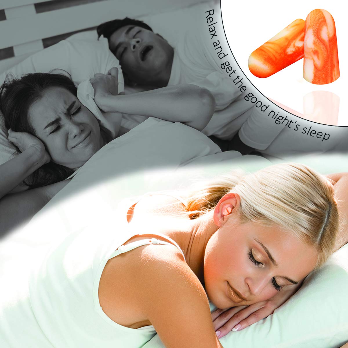 Moldex Soft Foam Ear Plugs 50 Pairs Softies® Sparkplugs Comfortable Ear Plugs for Sleeping, Snoring, Travel, Concerts, Studying, Loud Noise, Work -33dB Highest NRR Made in USA