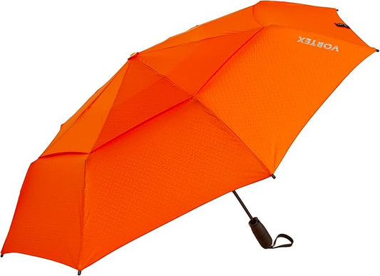 ShedRain Vortex V2 Automatic Compact Folding Windproof Travel Umbrella – Rain & Windproof Vented Double Canopy – Protect from Rain, Sun & Wind - Wind Tunnel Tested to 75 mph