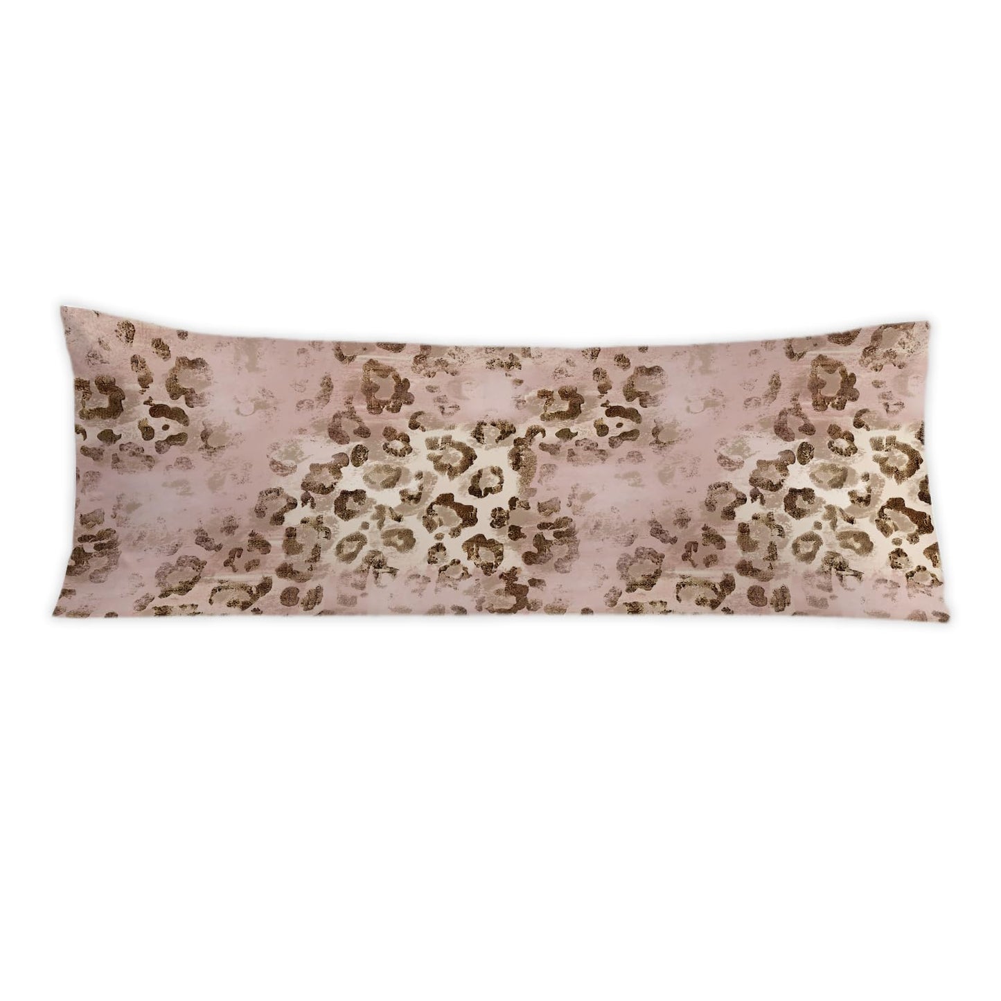 PIUD Pink Leopard Print 20x54 Body Pillow Cover, Pink Cheetah Print Room Decor, Funky Y2k Blush Pink Animal Print Decorative Long Body Pillow Cases for Girls Bedroom Dorm Apartment Bed Couch