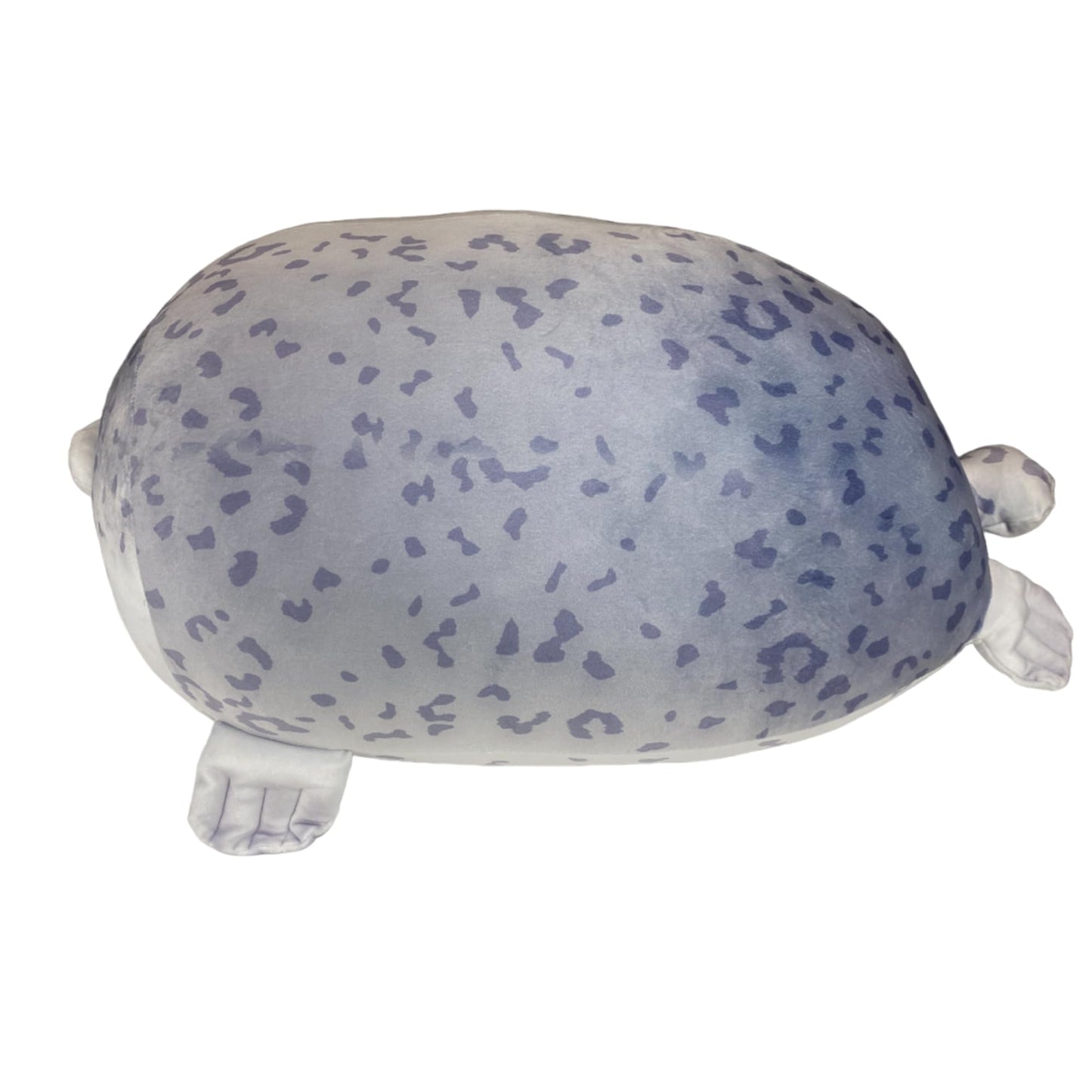Pineapple Seal Plush Pillow, Cute Stuffed Animal Seal Plushie Toy, Cotton Plushy Ocean Gray (10 inch)