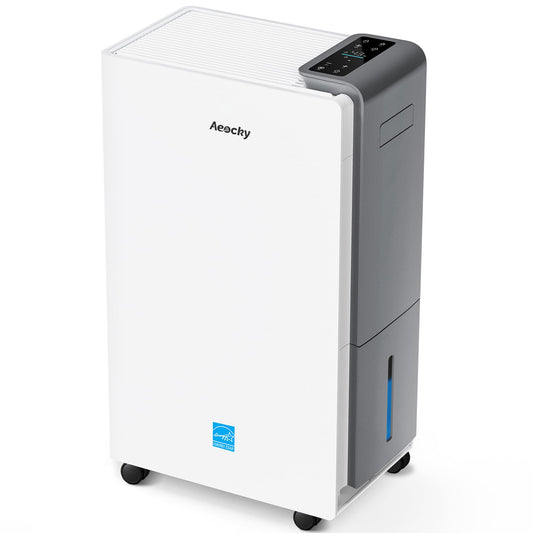 AEOCKY 4500 Sq.Ft Energy Star Most Efficient 2025 Dehumidifier, Max 80 Pint/Day Smart Compressor Dehumidifier with Drain Hose, Intelligent Humidistat,for Basement,Bedroom,Home,Bathroom