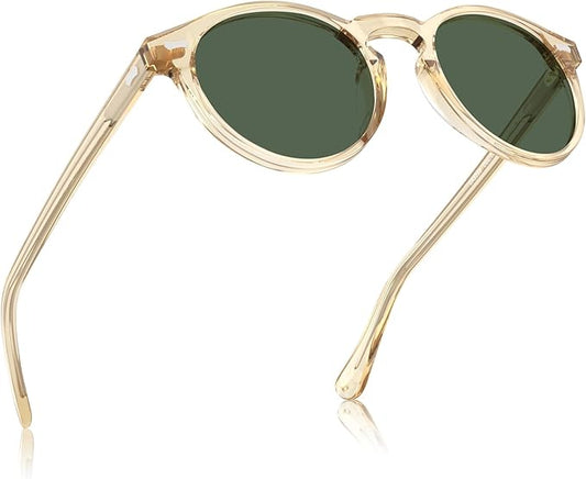CARFIA Polarized Sunglasses for Women UV Protection Small Face Acetate Frame CA5288