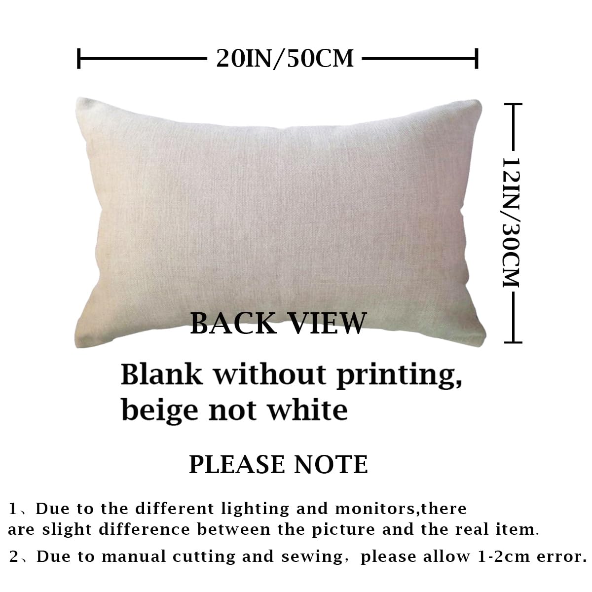 ULOVE LOVE YOURSELF Home Saying Throw Pillow Covers with Our Happy Place Quote Rustic Farmhouse Decor Lumbar Pillow Cases 12" x 20",2Pack Housewarming Gifts for Sofa/Couch/Porch (Blue)