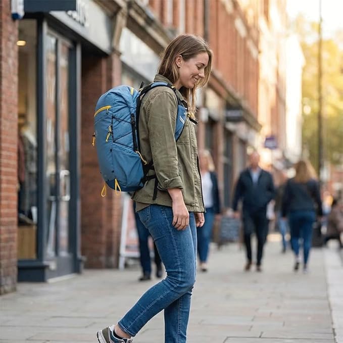 AONIJIE 30L Large Multipurpose Backpack for Travel, Hiking, Commuting, Sports & Work - Durable, Lightweight Daypack (Army green)