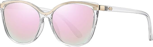 Trendy Cat Eye Sunglasses for Women Fashion Cateye UV400 Protection Glasses CL22017