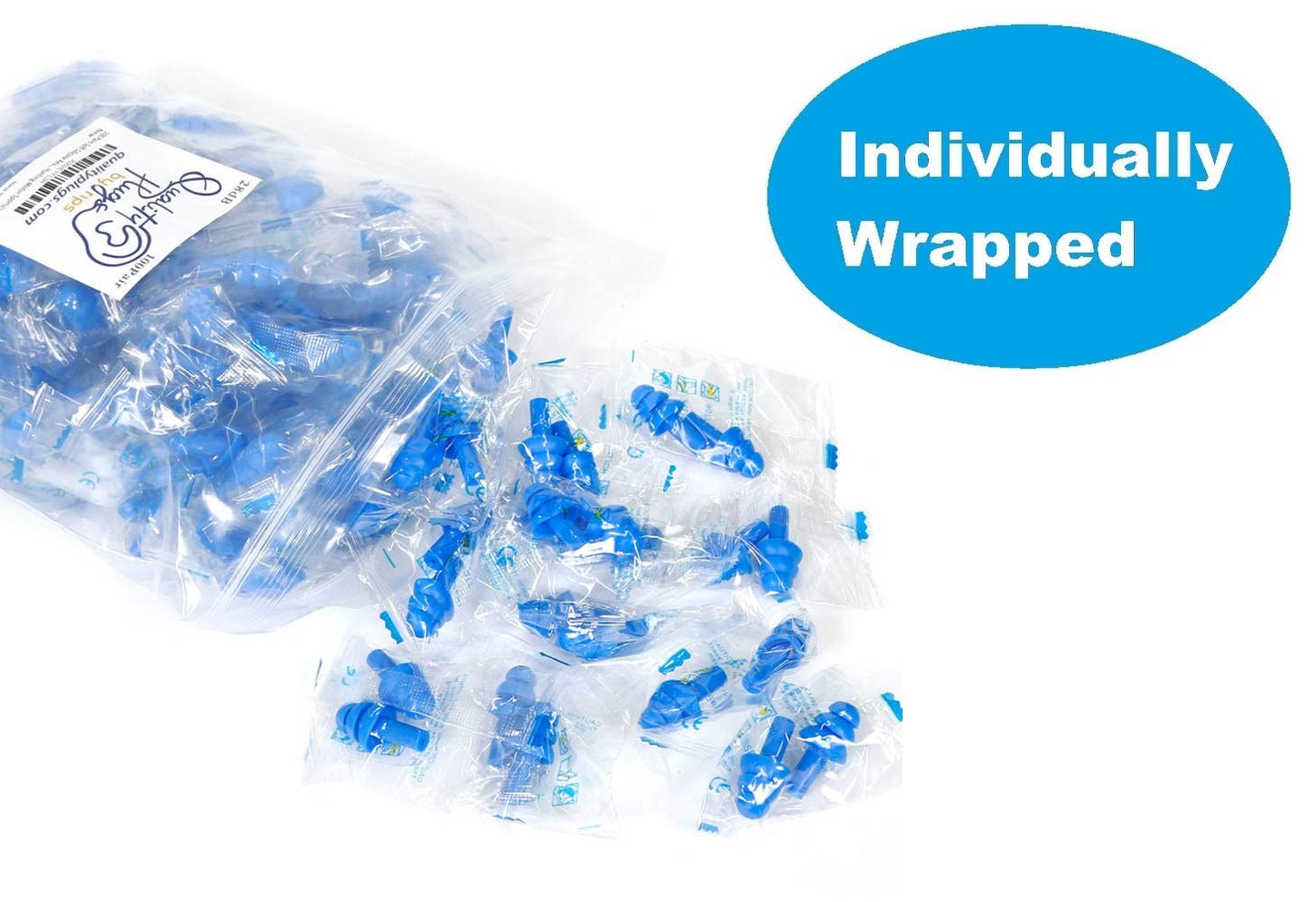 100 Pair Reusable Soft Silicone Ear Plugs Waterproof - Washable Ear Plugs for Swimming Music Concerts Construction Shooting Hunting Motor Sports Hunting Movie Earplugs for Sleeping Noise Cancelling