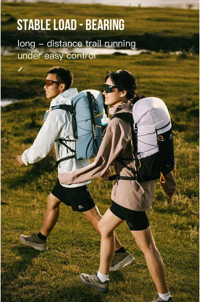 AONIJIE 30L Large Multipurpose Backpack for Travel, Hiking, Commuting, Sports & Work - Durable, Lightweight Daypack (Blue)