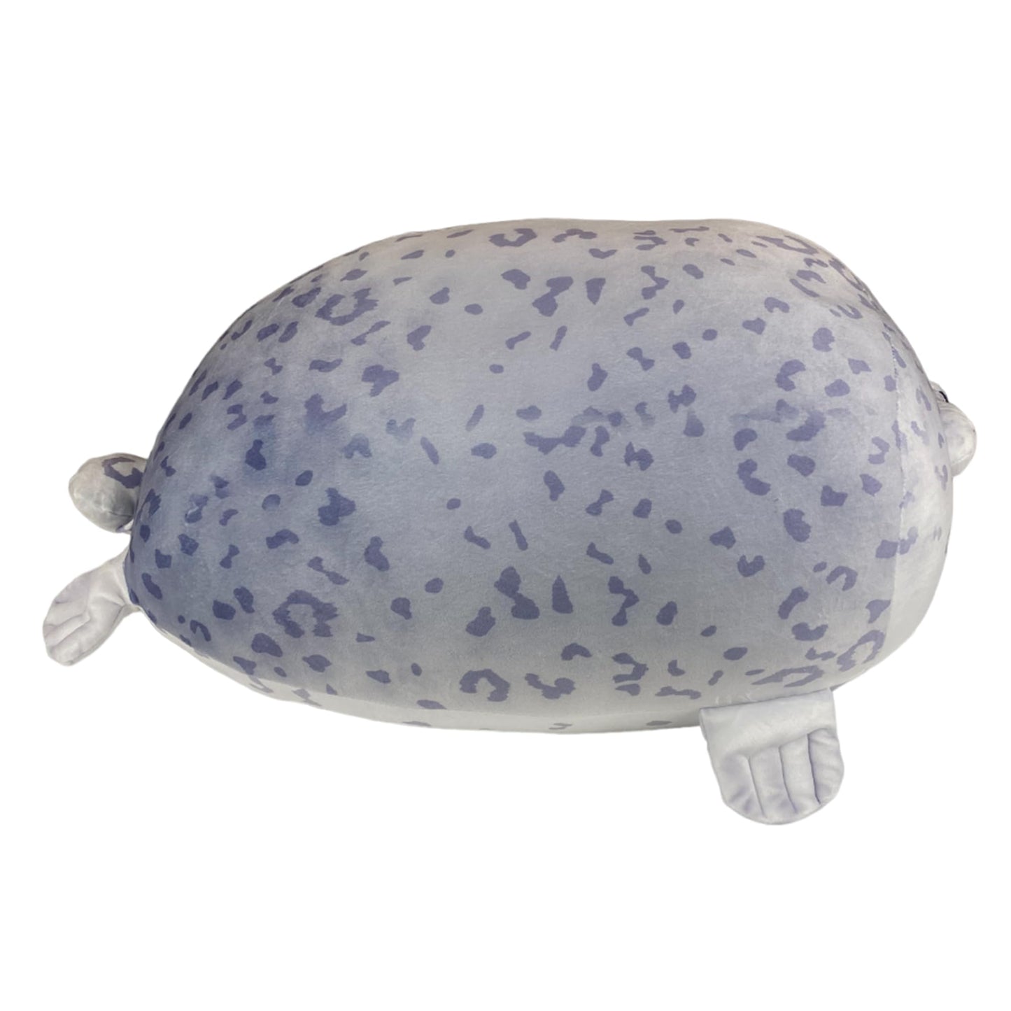 Pineapple Seal Plush Pillow, Cute Stuffed Animal Seal Plushie Toy, Cotton Plushy Ocean Gray (10 inch)