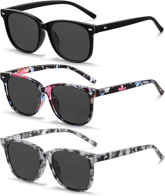 Wzerry Sunglasses for Women Polarized, Sun Glasses Vintage Style Trendy Round UV400 Protection Lens