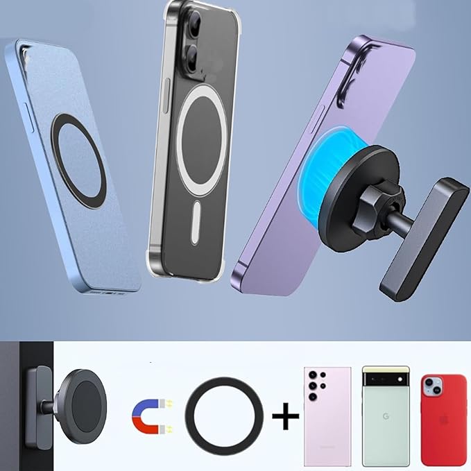 Cart Phone Holder, Phone Caddy, Phone Caddy Try Hills, Hills Golf Magnetic Phone Holder Work with Even The Largest Phones (1pcs)