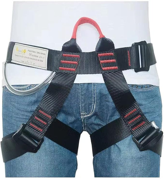 HeeJo Climbing, Safety Safe Seat Belt for Outdoor Tree Climbing, Outward Band Expanding Training Large Size,Climbing Gear