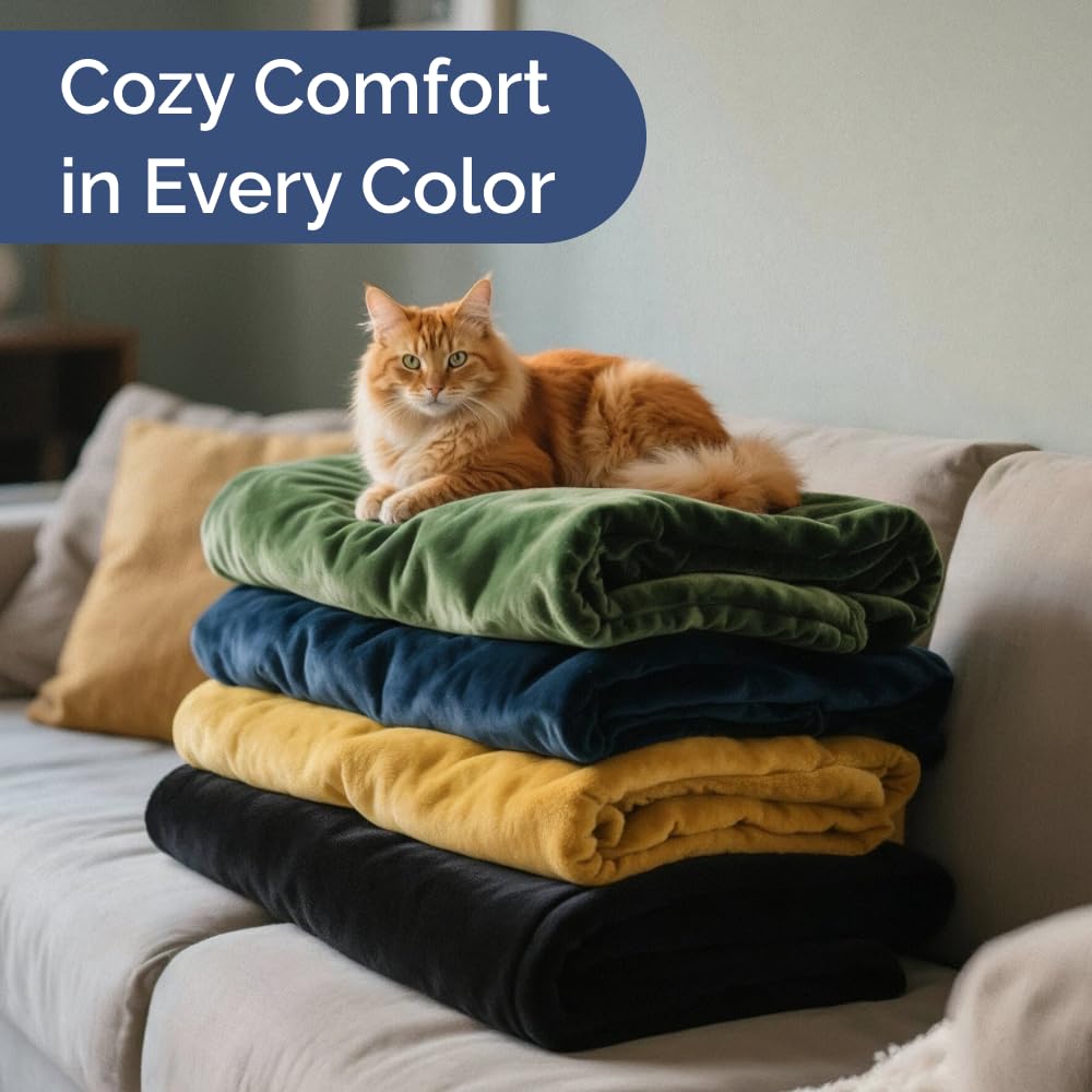 Ultra Soft Fleece Blanket Queen Size - Flannel Fleece Luxury Queen Blanket - Lightweight for Couch Bed Chair - Thick, Warm & Breathable - All Season Cozy Fuzzy Anti-Static Microplush Bedding, Burgundy