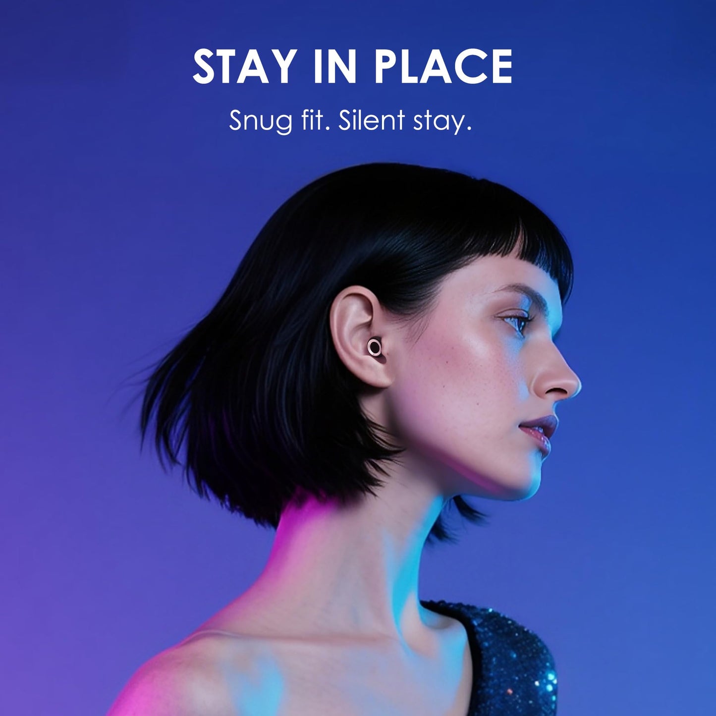 Eixniex Ear Plugs for Sleep - Total Silence! Single+Double Tips Design | 46dB Noise Reduction & Advanced Seal Tech | 8 Pairs (XS-L) + Case | Trusted by Millions
