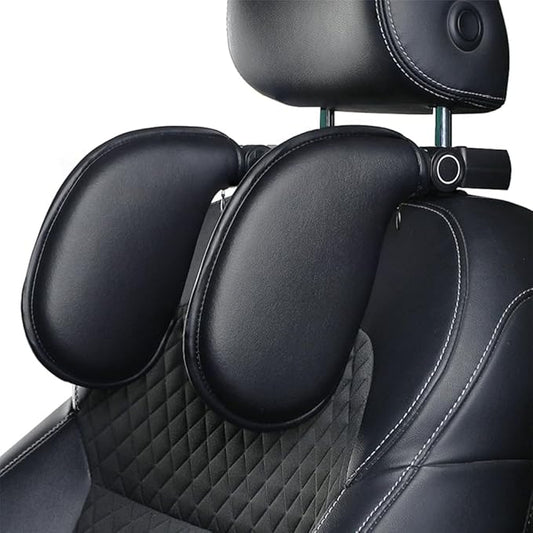Adjustable Kids Travel Car Seat Headrest Pillow with Lean Support Cushion Sleeping Travel Neck Safeguard Cushion Suitable for Kids Children Teenagers and Adults
