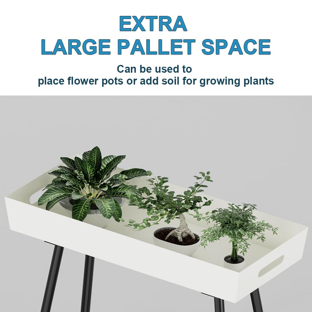 DHYGOTFUR Aluminum Plant Stand Outdoor &Indoor Heavy Duty Flower Rack