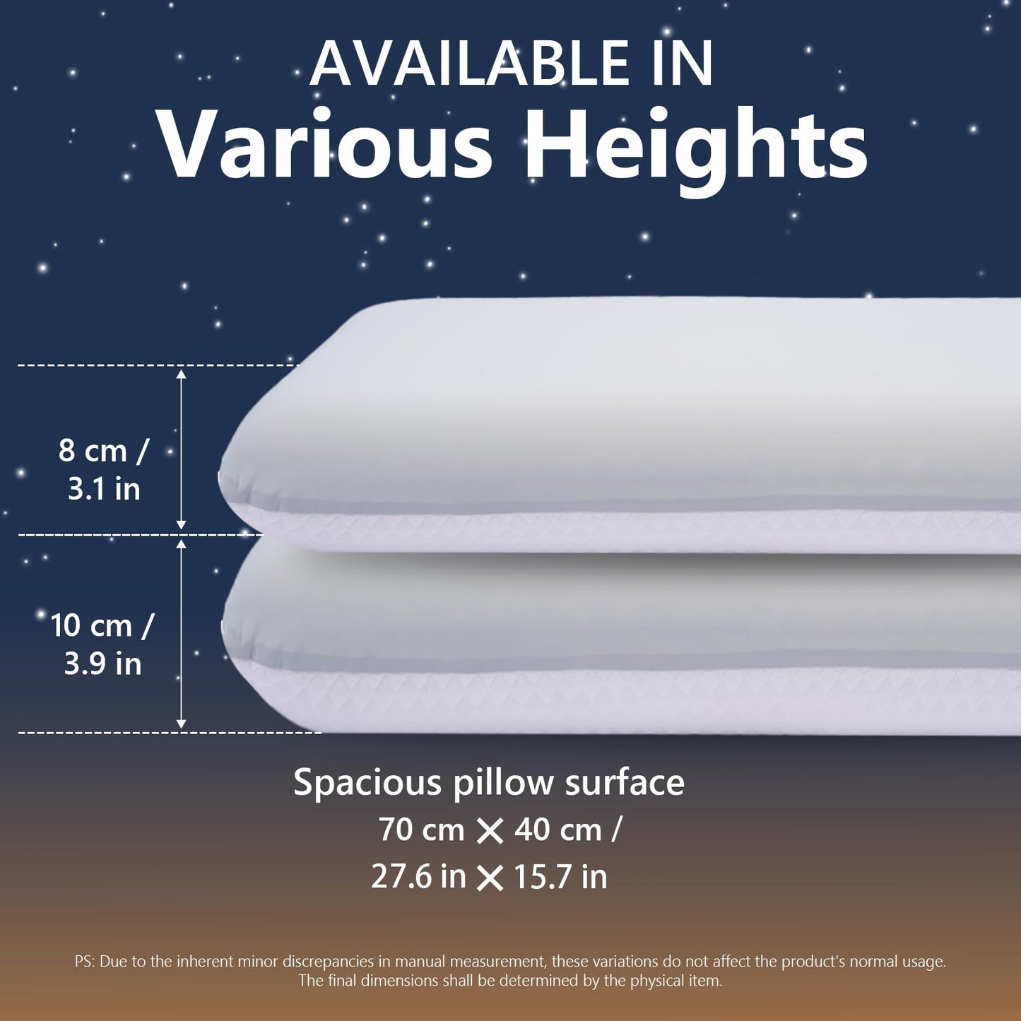 Syekcl Memory Foam Pillow, Cooling Contour Bed Pillow for Sleeping, Medium Firm Neck & Shoulder Support, Double-Sided Design for All Seasons, Washable Cover (White Upgrade, 16 × 28 × 4 in)