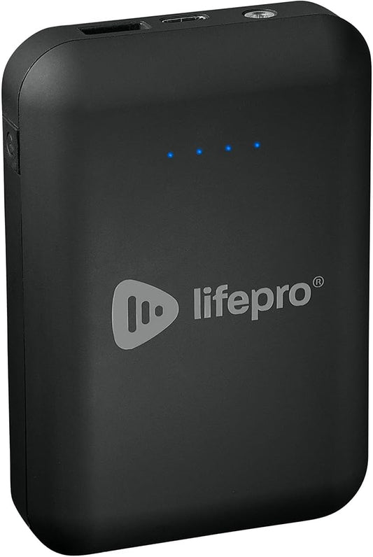 LifePro Portable Powerbank for AllevaRed, AllevaRed Pro, and BioRecover - 15,000mAh Battery Pack with USB 3.0 and 12V DC Output for Wellness Devices