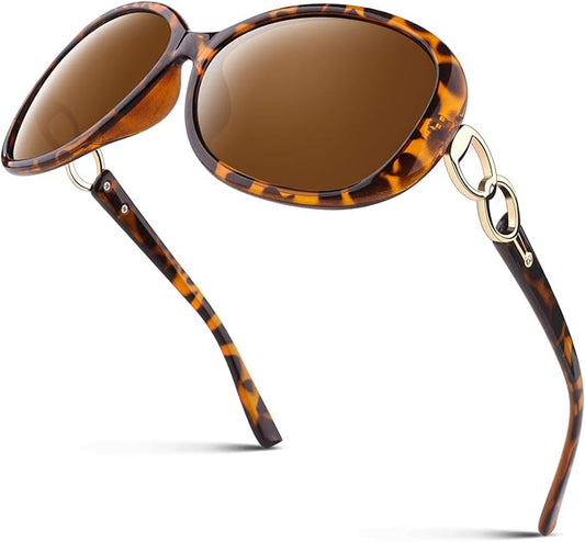 Sunier Sunglasses Womens Polarized Trendy Oversized Sun Glasses Fashion Ladies Shades 100% UV400 Protection S85