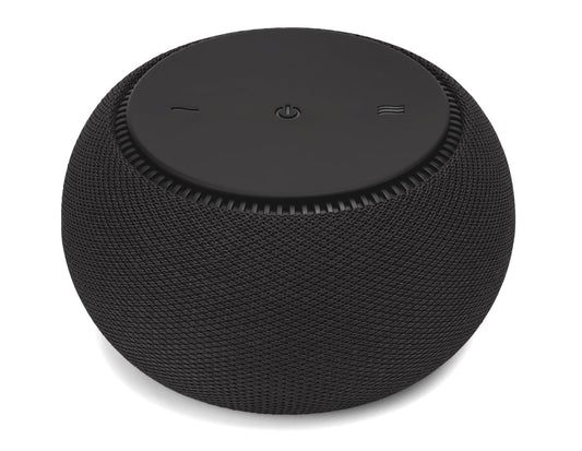 SNOOZ Pro - Smart White Noise Machine & Travel Case - Real Fan Inside, Non-Looping White Noise, Adjustable Tone & Volume - App-Based Remote Control & Sleep Timer - Midnight