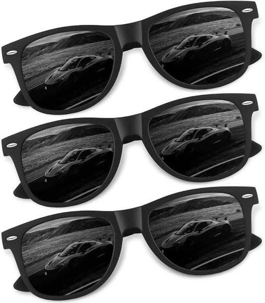 CGID Sunglasses Men Womens Polarized Lightweight Retro Black Shades UV400 Driving Fishing Golf
