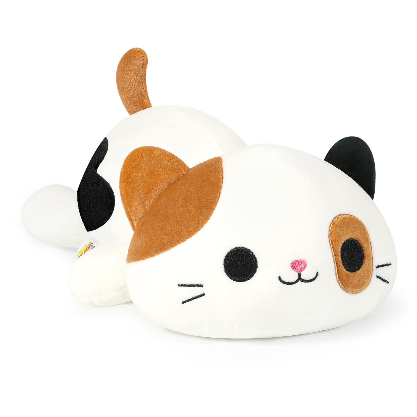 Onsoyours Original Calico Cat Plush Kitty Plushies Toy Kitten Stuffed Animal Soft Pillow Kawaii Little Ultrasoft Plushie Gift for Kids(Calico Cat, 9")