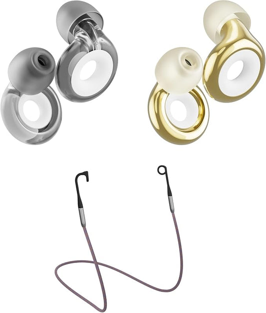 Loop Earplugs Social Plus Link Bundle (2-Pack) – Engage 2 Plus + Loop Experience 2 Plus + Link | Reusable Ear Plugs for Focus, Noise Sensitivity, Music, Parenting & More | 16dB/18 dB Noise Reduction