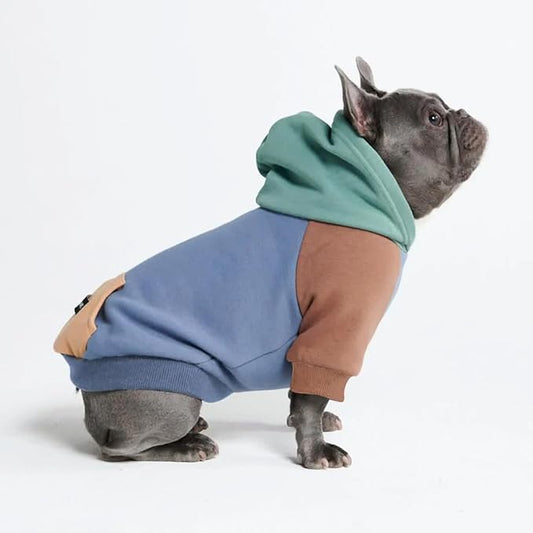 Spark Paws Dog Hoodie – Premium Dog Sweater for Small, Medium, and Large Dogs | Warm Outfits for French Bulldogs, Pitbull, Puppy, Winter Jacket Alternative - Alpine - XL