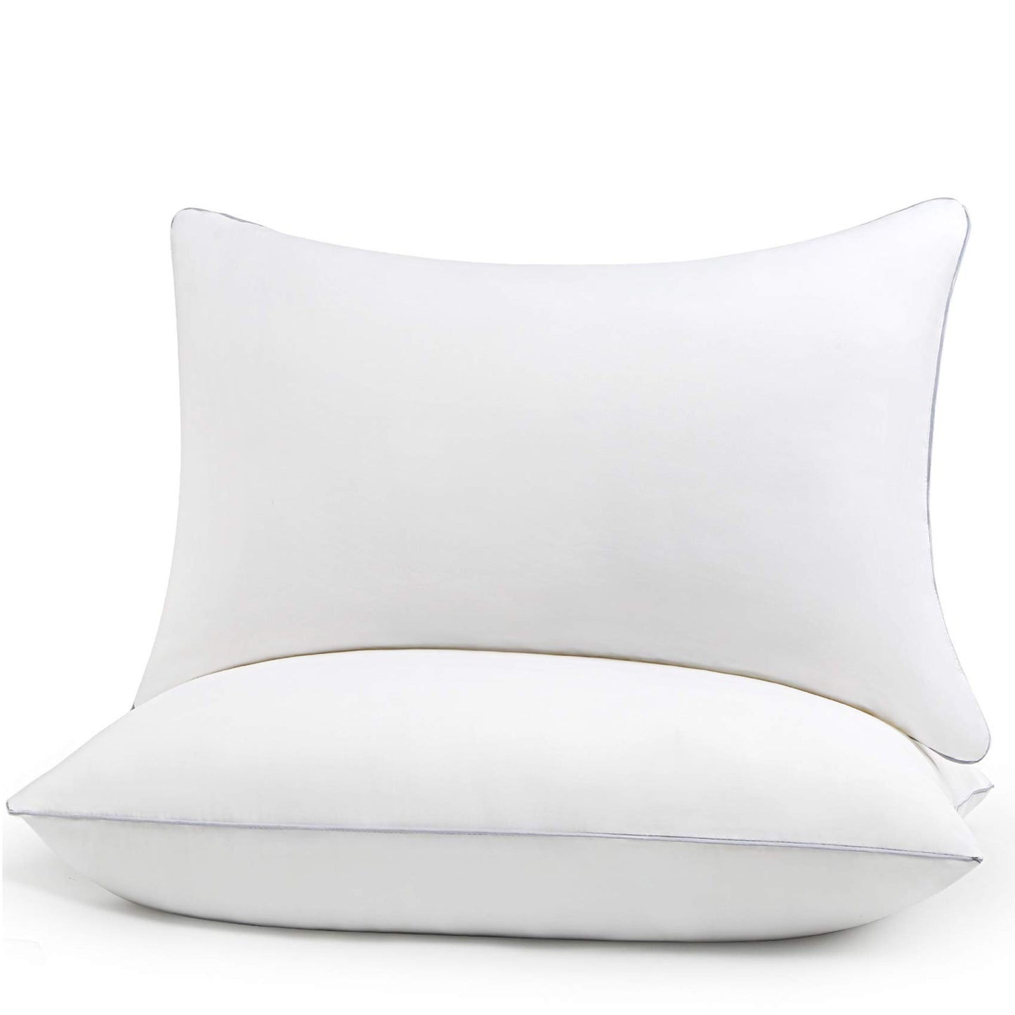 HIMOON Bed Pillows for Sleeping 2 Pack,Queen Size Cooling Pillows Set of 2,Top-end Microfiber Cover for Side Stomach Back Sleepers