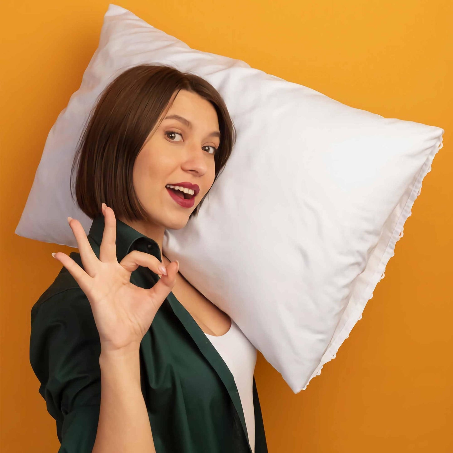 iFaon Thin Flat Slim Ultra Soft Bed Pillows Queen Size Set of 2 Pack for Sleeping, Bed Pillow for Stomach Back and Side Sleepers, Machine Washable 20x28 inches