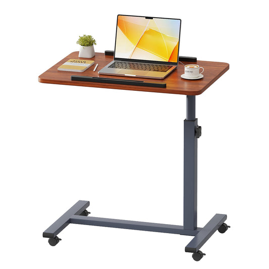 Furist Overbed Bedside Table with Wheels, Medical Hospital Bed Table, Computer Stand for Bed Side, Rolling Tray for Hospital and Home Use