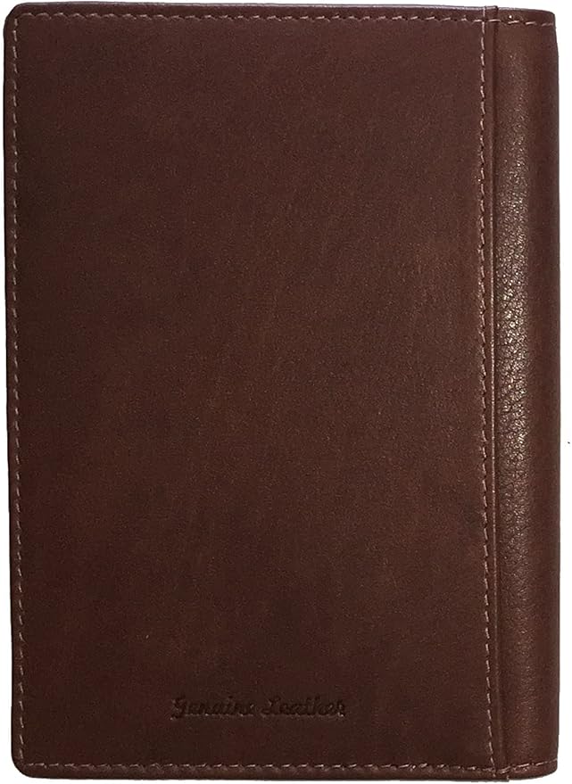Personalized Monogrammed Toffee Leather RFID Passport Wallet and Luggage Tag