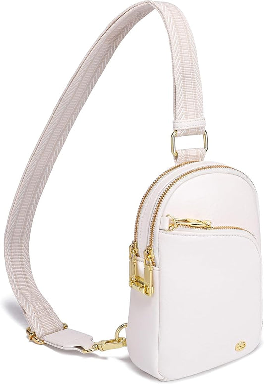 INICAT RFID Blocking Sling Bag Anti Theft Crossbody Bags Women Valentine's Day Gifts Travel Purses Vegan Leather