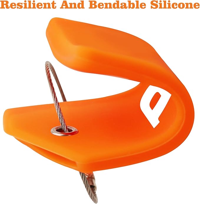 Gostwo 2 Pack Silicone Luggage Tags for Suitcases, 26 Initial Letter Baggage Labels Handbag School Bag Suitcase Instrument Tag with Stainless Steel Loop(Orange)(Letter R)