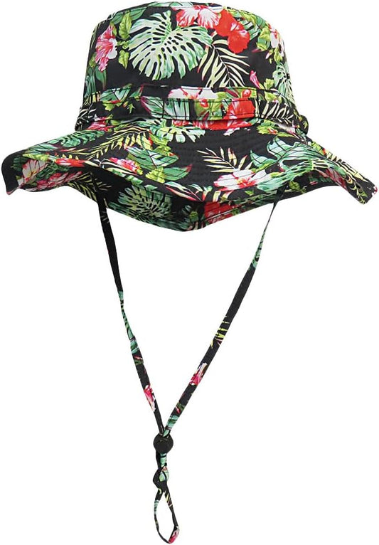 Bucket Hat Wide Brim UV Protection Sun Hat Boonie Hats Fishing Hiking Safari Outdoor Hats for Men and Women