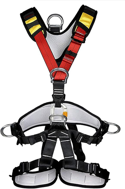 HeeJo Climbing, Safety Safe Seat Belt for Outdoor Tree Climbing, Outward Band Expanding Training Large Size,Climbing Gear