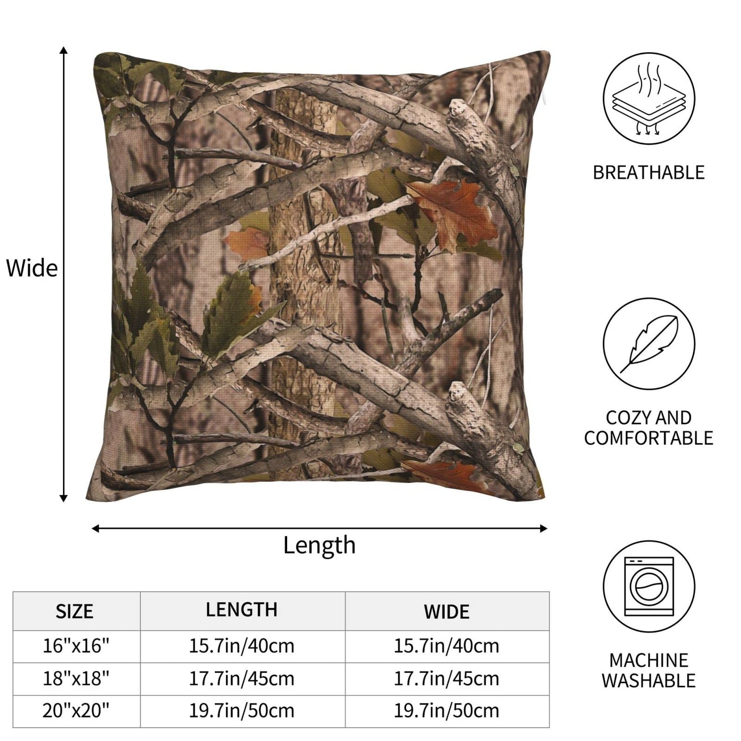 Worltoldb Christmas Bear Deer Throw Pillow Covers Set of 4 Winter Xmas Decorative Soft Linen Fabric Square Cushion Case for Room Bedroom Sofa Car 18x18 (508, 18"x18")