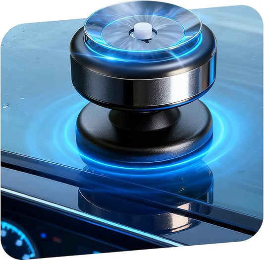 for Suction Phone Mount, 360° Electric Vacuum Magnetic Phone Holder,Only on Car/Gym/Mirror/Smooth Surface/Vlogging Travel,Content Creator Phone Holder Compatible with All Smartphones(Black)